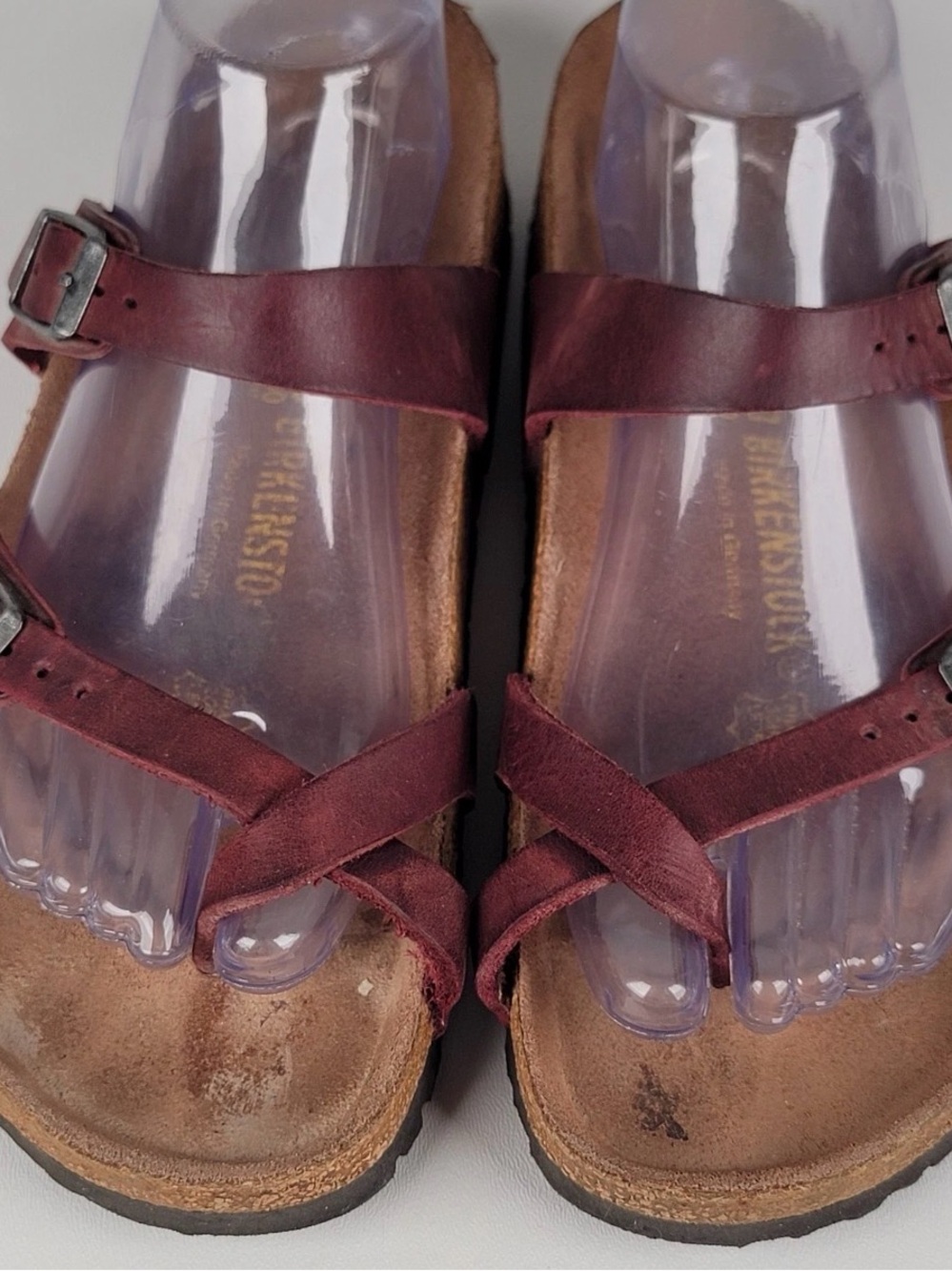 Birkenstock 40 100% Leather Zinfandel Mayari